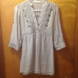 [MINE] - Tunic with Button Detail